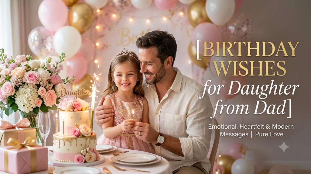 Birthday Wishes for Daughter from Dad
