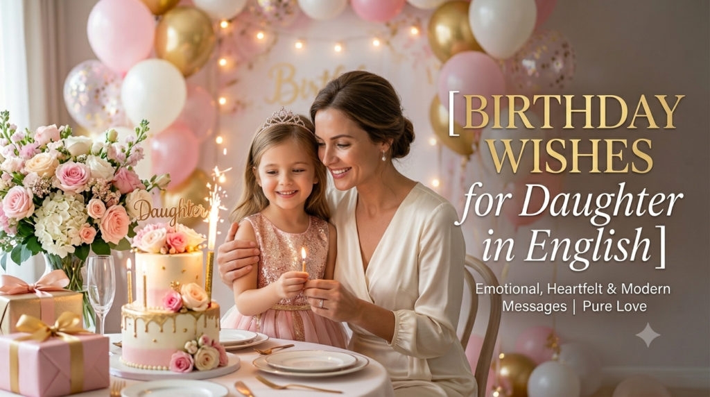 Birthday Wishes for Daughter in English That Touch Hearts