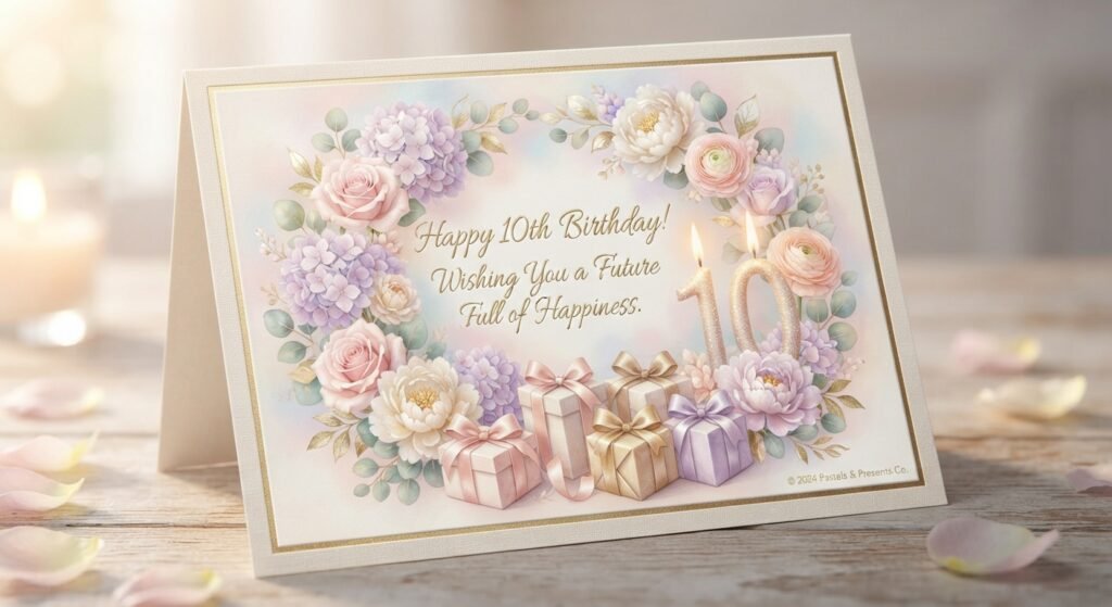 10th Birthday Wishes for Daughter 